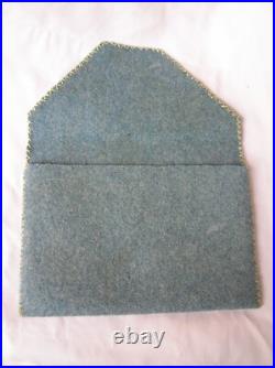 Ww1 France Carnet Militaire Dans Pochette Artisanale Bleu Horizon Francais Rare