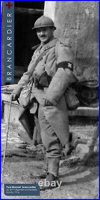 Ww1 Infirmier Brancardier Verdun 1916 Poilu Adrian casque capote 1915 1917 somme