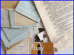 Ww1 militaria lot correspondance de JULES LEURQUIN en CHINE 16e coloniale 1911