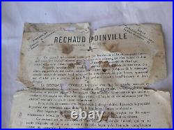 Ww1/ww2 France Réchaud Militaire Joinville Avec Notice Et Boite D'emballage